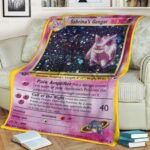 Anime Pokemon Sabrina's Gengar Quilt Blanket And Rug -GUFEU-2509