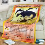 Anime Pokemon Shining Charizard Quilts Blanket   -V1KH6-7717