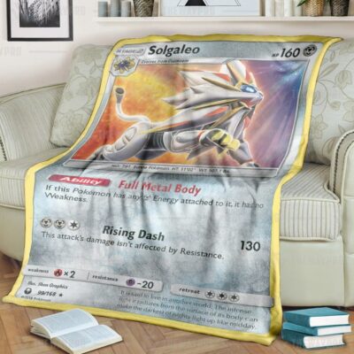 Anime Pokemon Solgaleo Celestial Storm Blanket And Quilt   -PCLEM-8728
