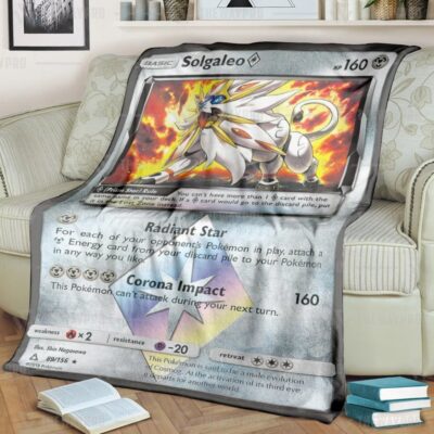 Anime Pokemon Solgaleo Prism Star Ultra Prism Blanket And Quilt   -X9XP2-5604