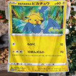 Anime Pokemon Swallowed Up Pikachu Blanket   -KQO4U-9967