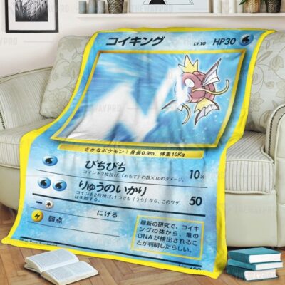 Anime Pokemon Tamamushi University Magikarp Quilts Blanket   -GB0IZ-8258