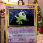 Cute Pokemon Celebi Pokemon Card Blanket 725231