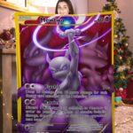 Cute Pokemon Mewtwo Pokemon Card Blanket 192265