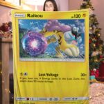 Funny Pokemon Raikou Pokemon Card Blanket 561013