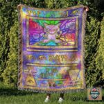 Pokemon Ancient Mewtwo Custom Woven Blanket   -ts-blanket-150822-19