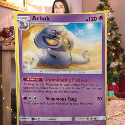 Pokemon Arbok Pokemon Card Blanket 942524