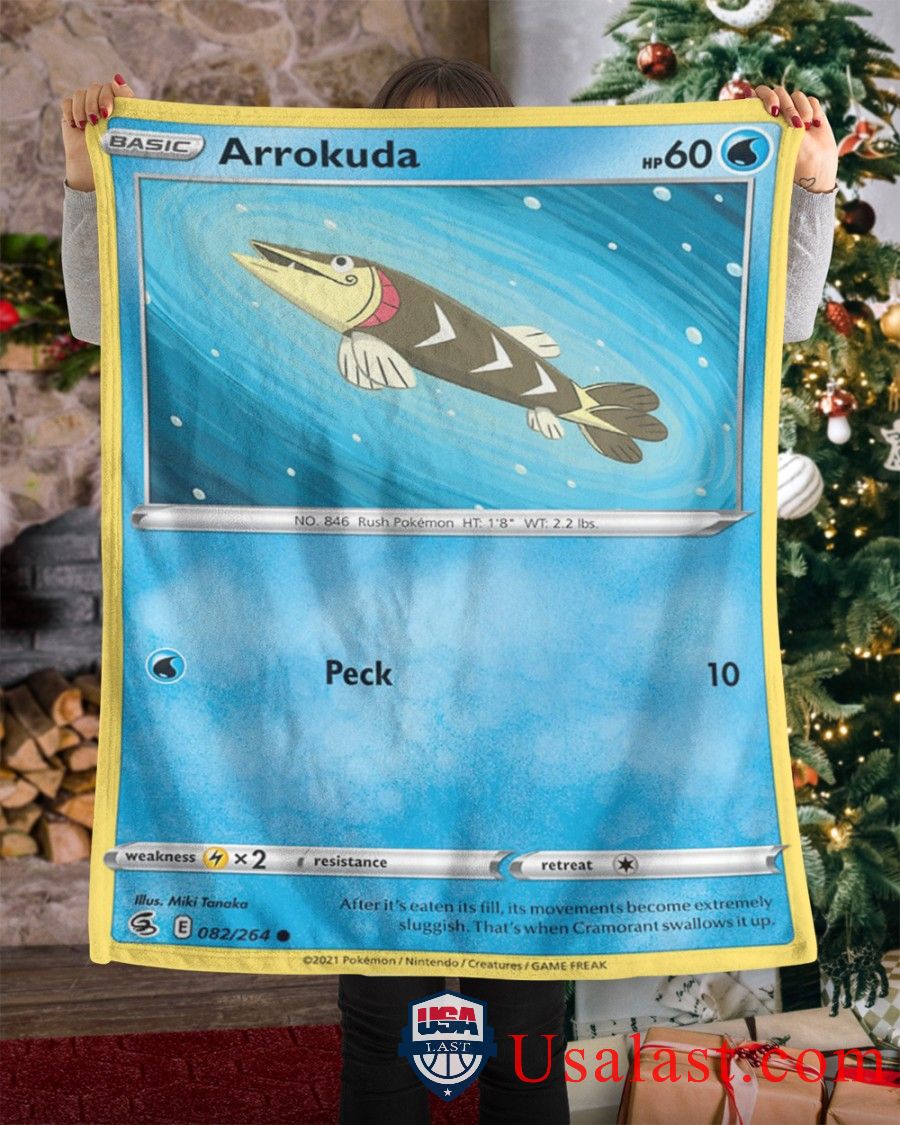 Pokemon Arrokuda Fusion Strike Blanket -GMIPN-2230