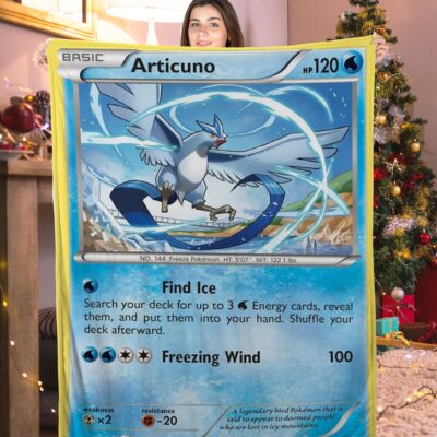 Pokemon Articuno Pokemon Card Blanket 972699