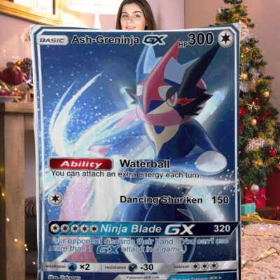 Pokemon Ash-Greninja Pokemon Card Blanket 769737