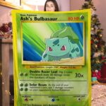 Pokemon Ash's Bulbasaur Pokemon Card Blanket 479498