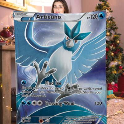 Pokemon Basic Articuno Pokemon Card Blanket 938255