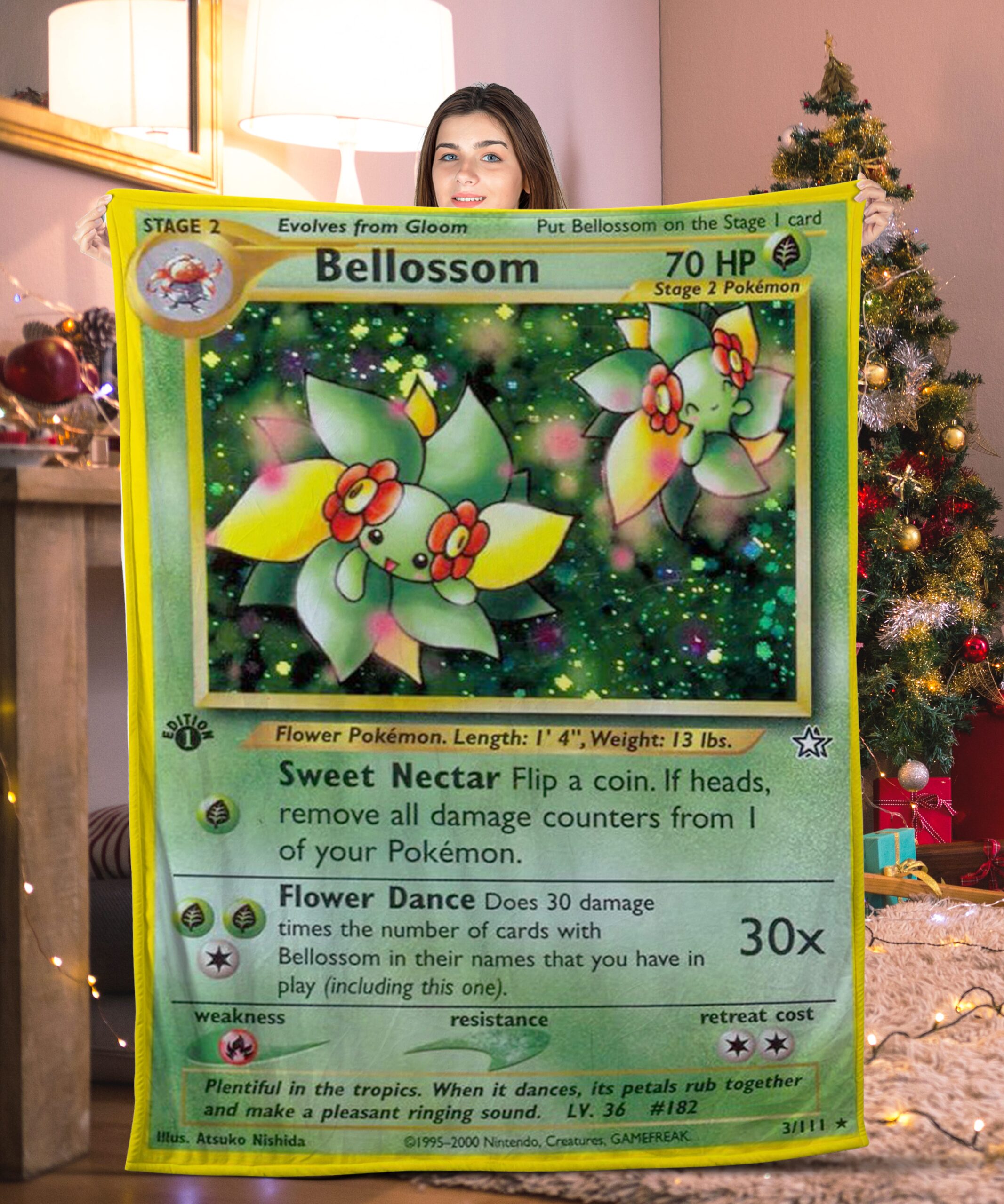 Pokemon Bellossom Pokemon Card Blanket 929850