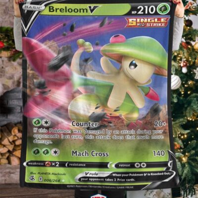 Pokemon Breloom V Single Strike Blanket   -JCH1A-1878