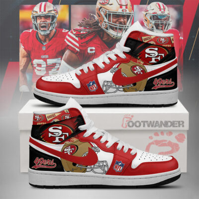 San Francisco 49ers AJ1 Shoes