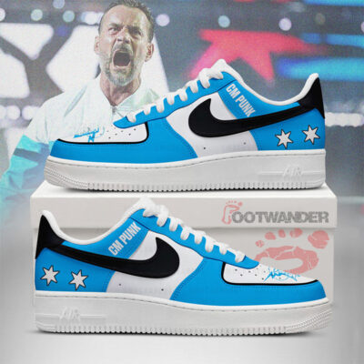 CM Punk AF1 Embossed Logo Shoes-RN18092523