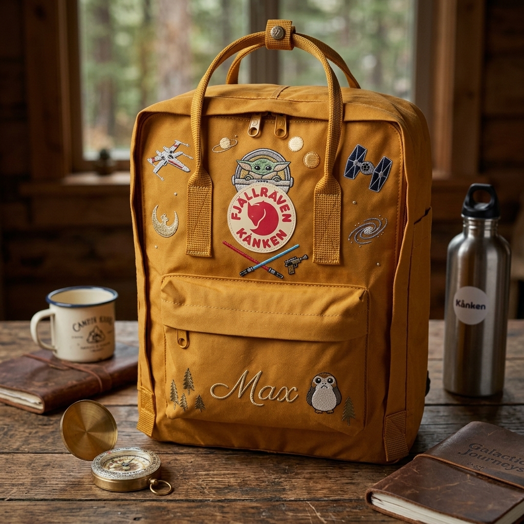 Star Wars Fjallraven Kanken Hand-Embroidered Backpack