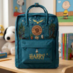 Harry Potter Fjallraven Kanken Hand-Embroidered Backpack