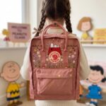 Snoopy Fjallraven Kanken Hand-Embroidered Backpack