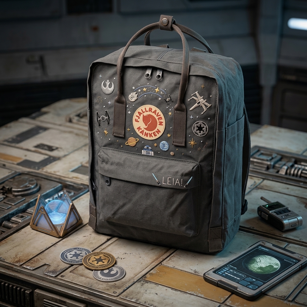 Star Wars Fjallraven Kanken Hand-Embroidered Backpack - Image 5