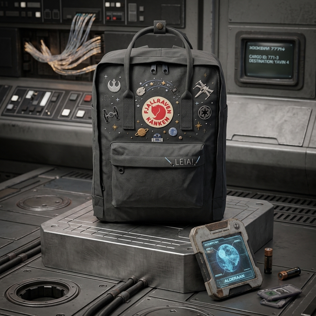 Star Wars Fjallraven Kanken Hand-Embroidered Backpack - Image 4