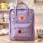 Hello Kitty Fjallraven Kanken Hand-Embroidered Backpack