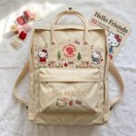 Hello Kitty Fjallraven Kanken Hand-Embroidered Backpack