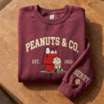 Custom Embroidered Snoopy T-Shirt, Sweatshirt, Hoodie