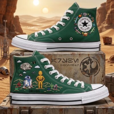 Star Wars Hand-Embroidered Converse Chuck Taylor 1970s - All Star Classic