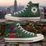 Spiderman Hand-Embroidered Converse Chuck Taylor 1970s - All Star Classic
