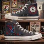 Spiderman Hand-Embroidered Converse Chuck Taylor 1970s - All Star Classic