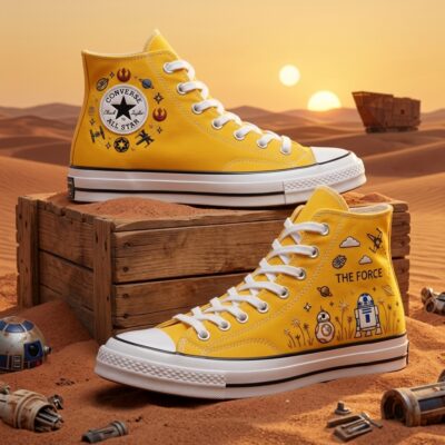 Star Wars Hand-Embroidered Converse Chuck Taylor 1970s - All Star Classic