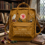 Harry Potter Fjallraven Kanken Hand-Embroidered Backpack