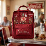 Coca-cola Fjallraven Kanken Hand-Embroidered Backpack