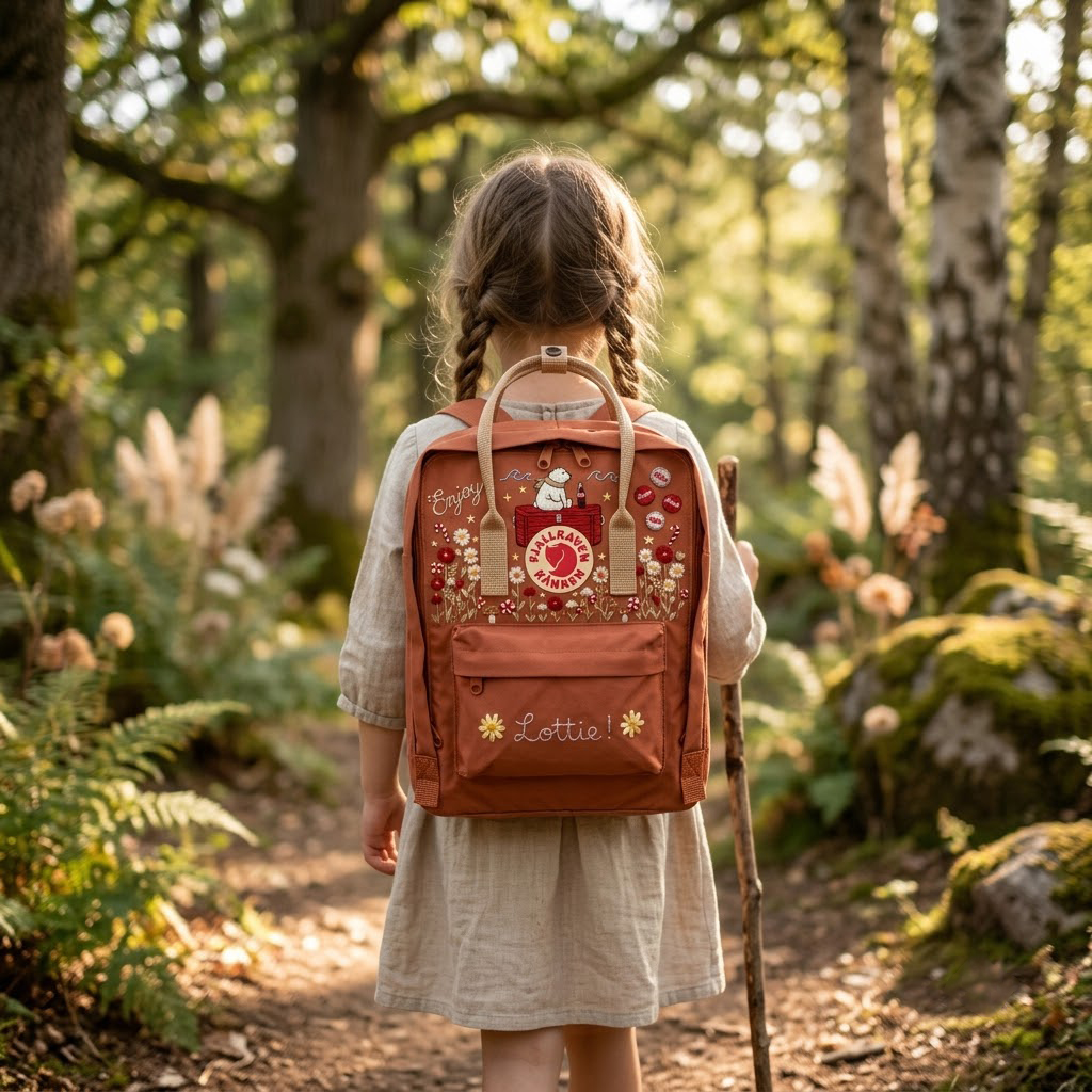 Coca-cola Fjallraven Kanken Hand-Embroidered Backpack - Image 4