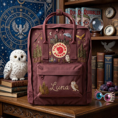 Harry Potter Fjallraven Kanken Hand-Embroidered Backpack