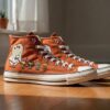 Snoopy Halloween Hand-Embroidered Converse Chuck Taylor 1970s - All Star Classic