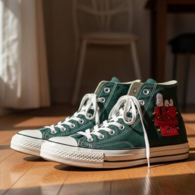 Snoopy Hand-Embroidered Converse Chuck Taylor 1970s - All Star Classic