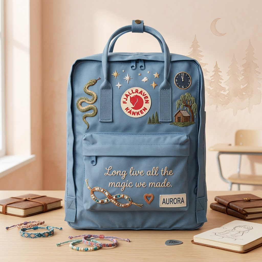 Taylor Swift Fjallraven Kanken Hand-Embroidered Backpack