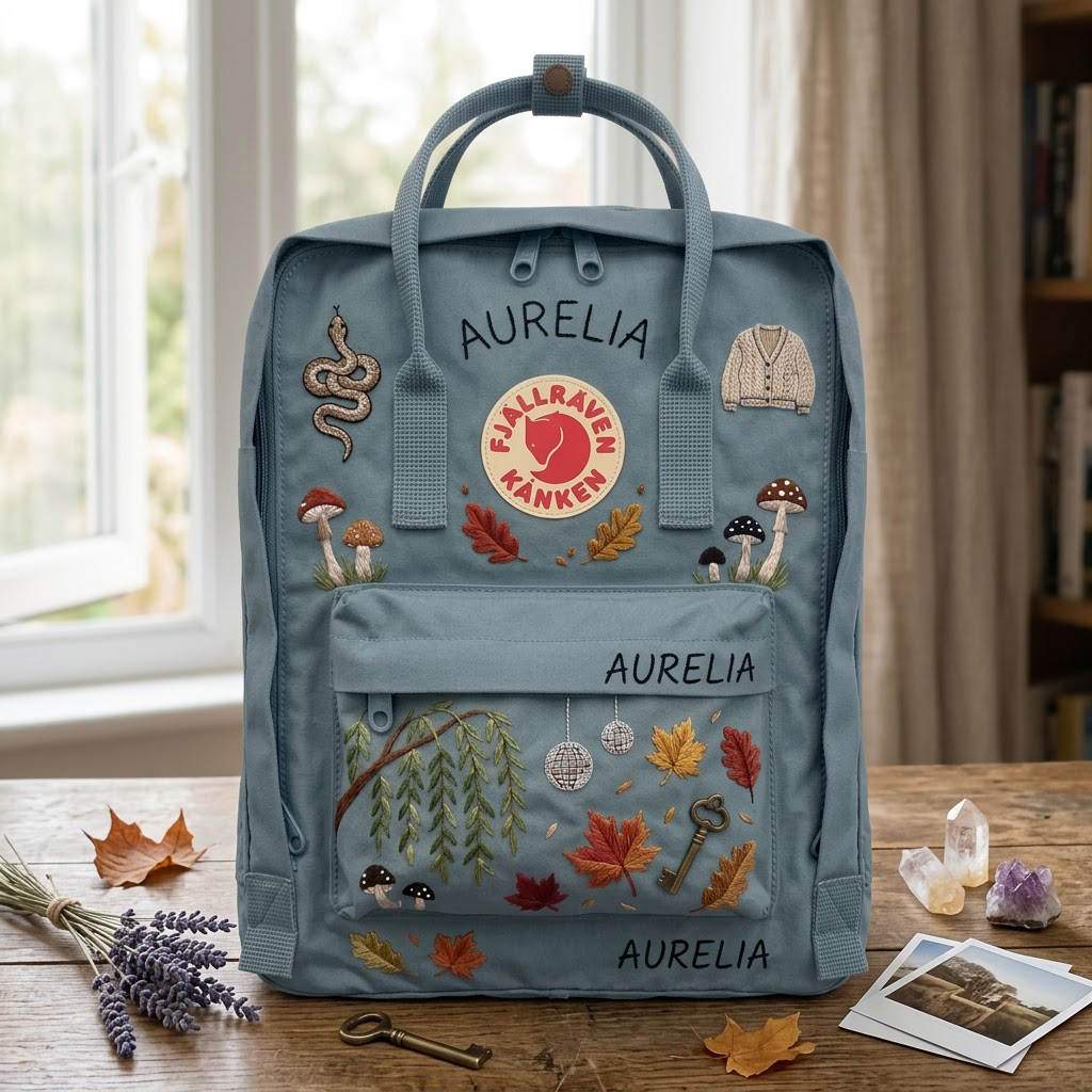 Taylor Swift Fjallraven Kanken Hand-Embroidered Backpack - Image 4
