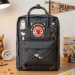 Snoopy - Halloween Fjallraven Kanken Hand-Embroidered Backpack