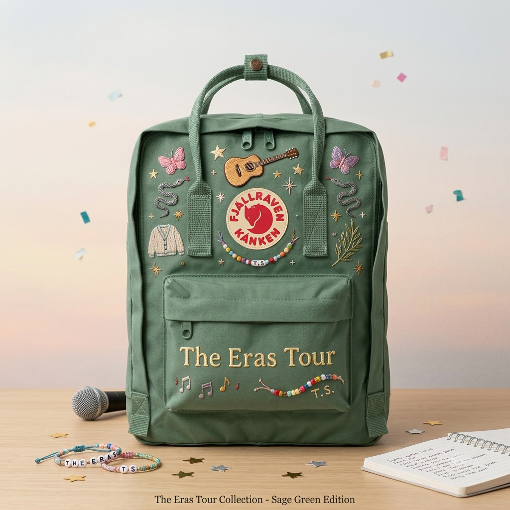 Taylor Swift Fjallraven Kanken Hand-Embroidered Backpack - Image 5