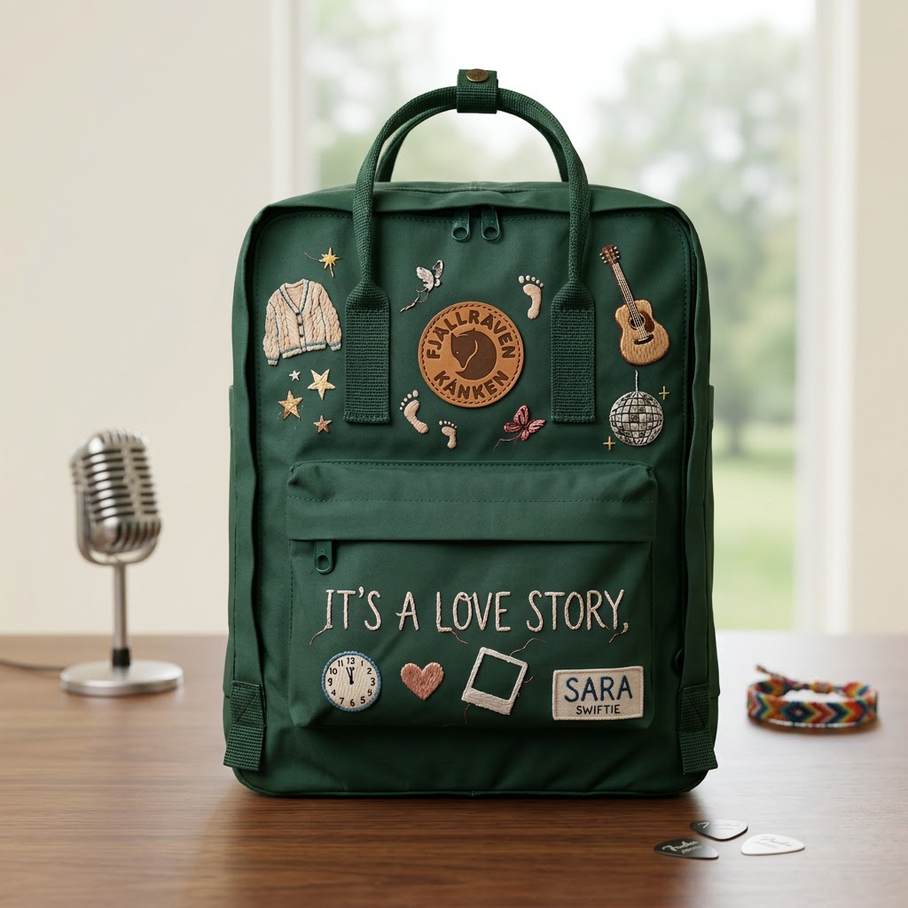 Taylor Swift Fjallraven Kanken Hand-Embroidered Backpack - Image 5