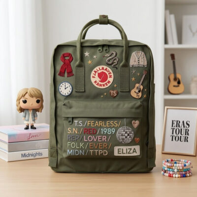 Taylor Swift Fjallraven Kanken Hand-Embroidered Backpack