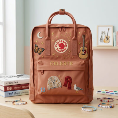 Taylor Swift Fjallraven Kanken Hand-Embroidered Backpack