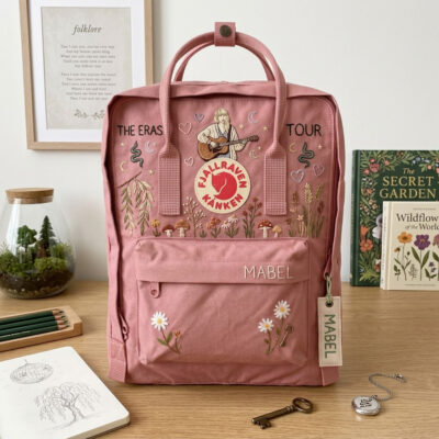 Taylor Swift Fjallraven Kanken Hand-Embroidered Backpack