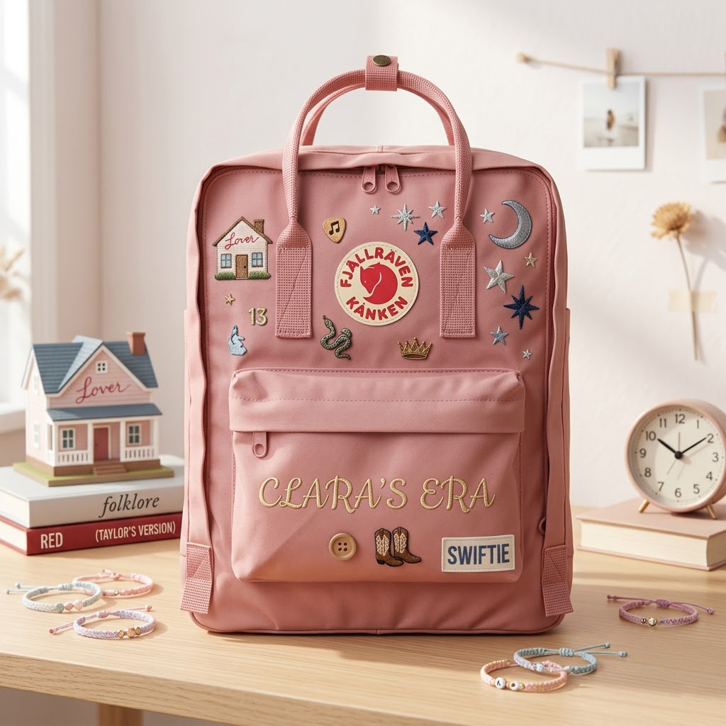 Taylor Swift Fjallraven Kanken Hand-Embroidered Backpack - Image 3