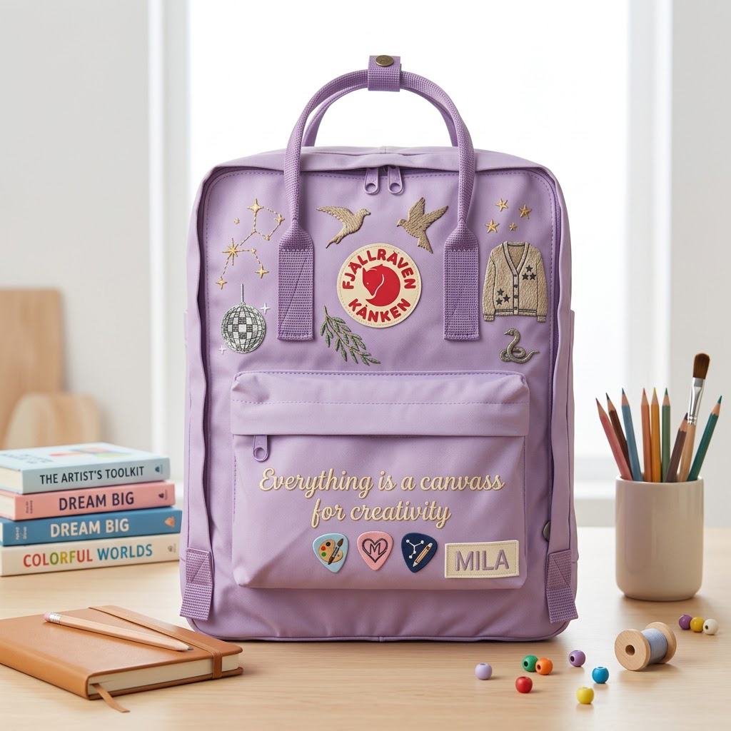 Taylor Swift Fjallraven Kanken Hand-Embroidered Backpack