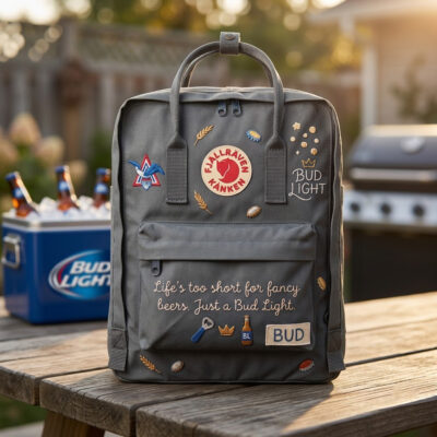 Bud Light Fjallraven Kanken Hand-Embroidered Backpack