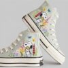 Snoopy Hand-Embroidered Converse Chuck Taylor 1970s - All Star Classic